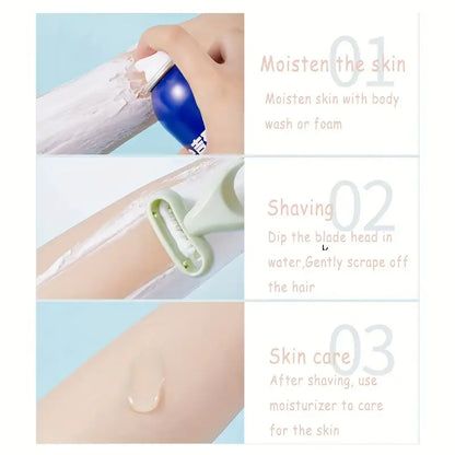 Stainless Steel Manual Body Shavers - Hair Removal Groomer