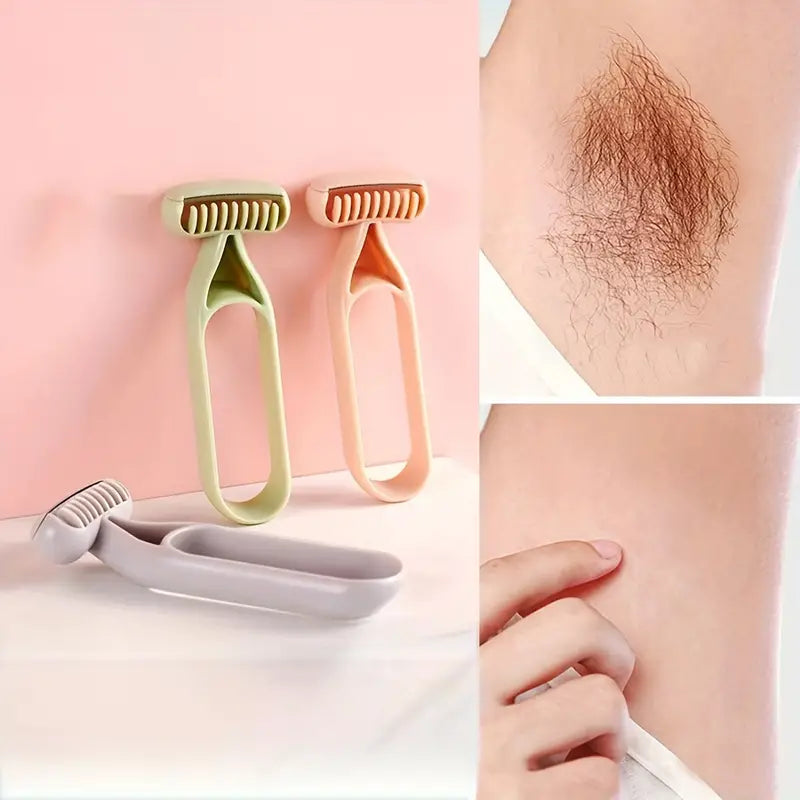 Stainless Steel Manual Body Shavers - Hair Removal Groomer