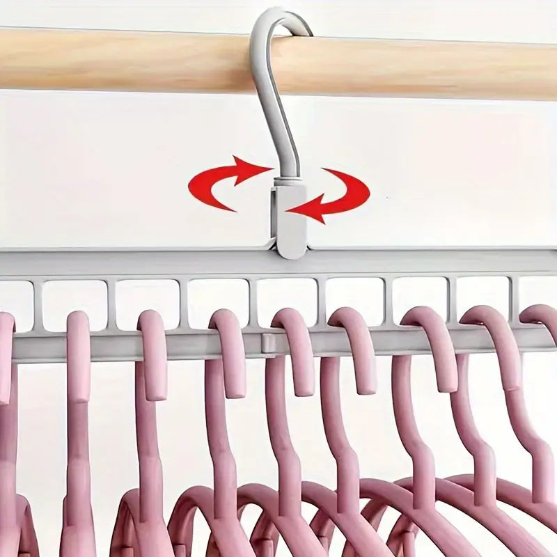 Space-Saving 9-Hole Magic Hanger Set - Foldable Closet Organizer