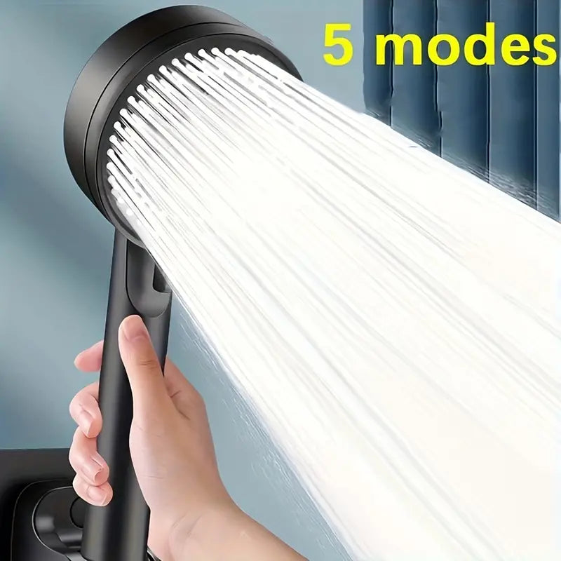 High-Pressure Water-Saving Shower Head - 5 Modes Handheld