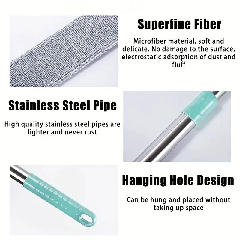 Extendable Microfiber Dust Brush - Multi-Functional Cleaning Tool