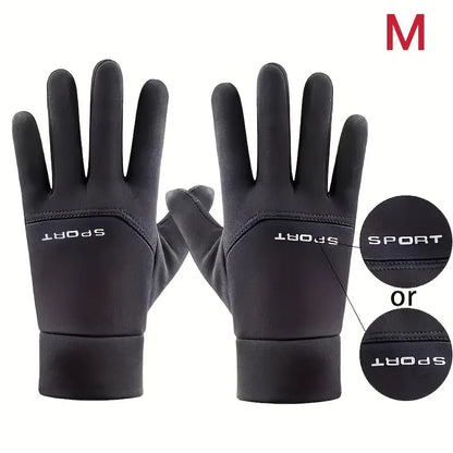 Outdoor Winter Gloves - Plus Velvet, Touch Screen Compatible