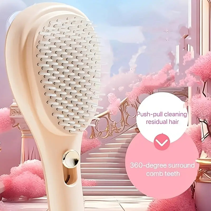 Telescopic Hair Brush with Air Cushion - Scalp Massaging Comb