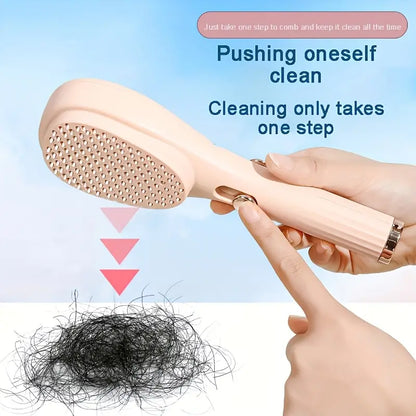 Telescopic Hair Brush with Air Cushion - Scalp Massaging Comb