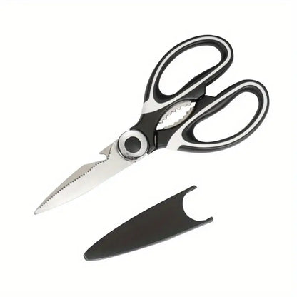 Kitchen Scissors - Heavy-Duty Stainless Steel, Multifunctional