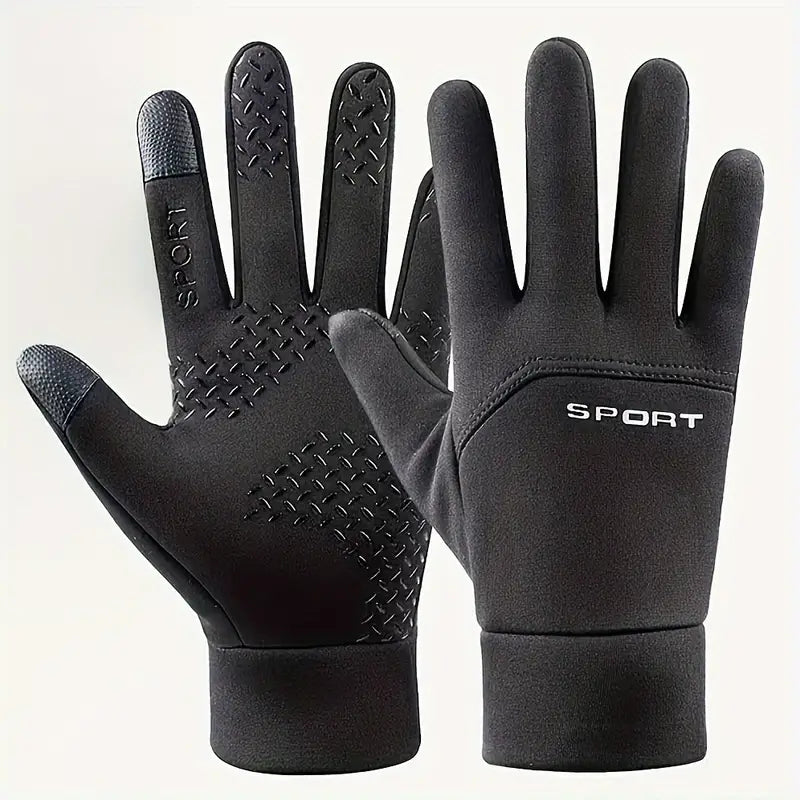 Outdoor Winter Gloves - Plus Velvet, Touch Screen Compatible