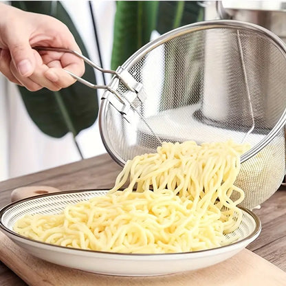 Foldable Stainless Steel Colander - Multifunctional Kitchen Tool