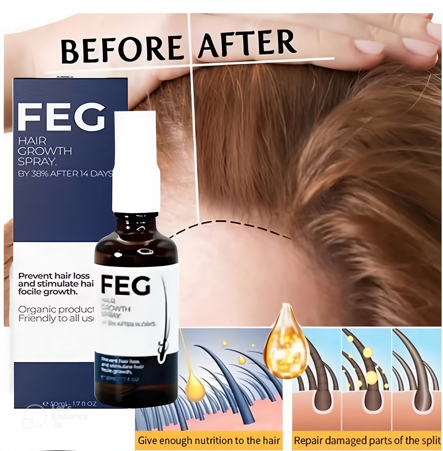 FEG PLUS Hair Growth Spray