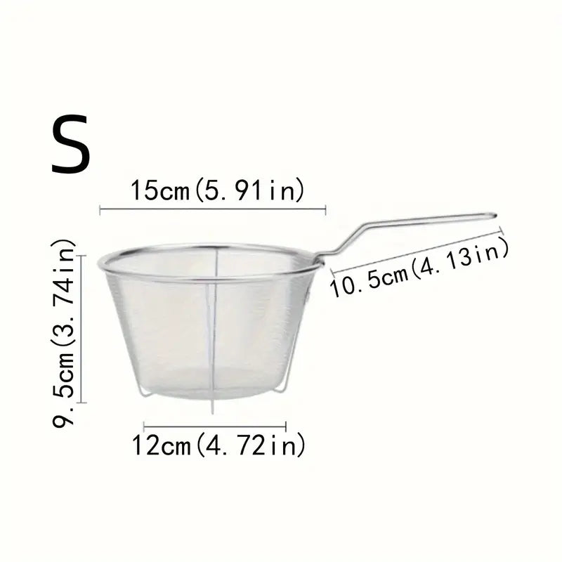 Foldable Stainless Steel Colander - Multifunctional Kitchen Tool