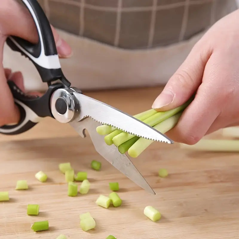 Kitchen Scissors - Heavy-Duty Stainless Steel, Multifunctional