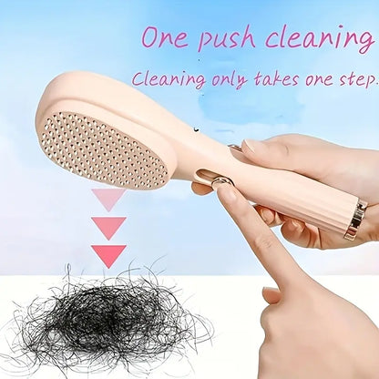 Telescopic Hair Brush with Air Cushion - Scalp Massaging Comb