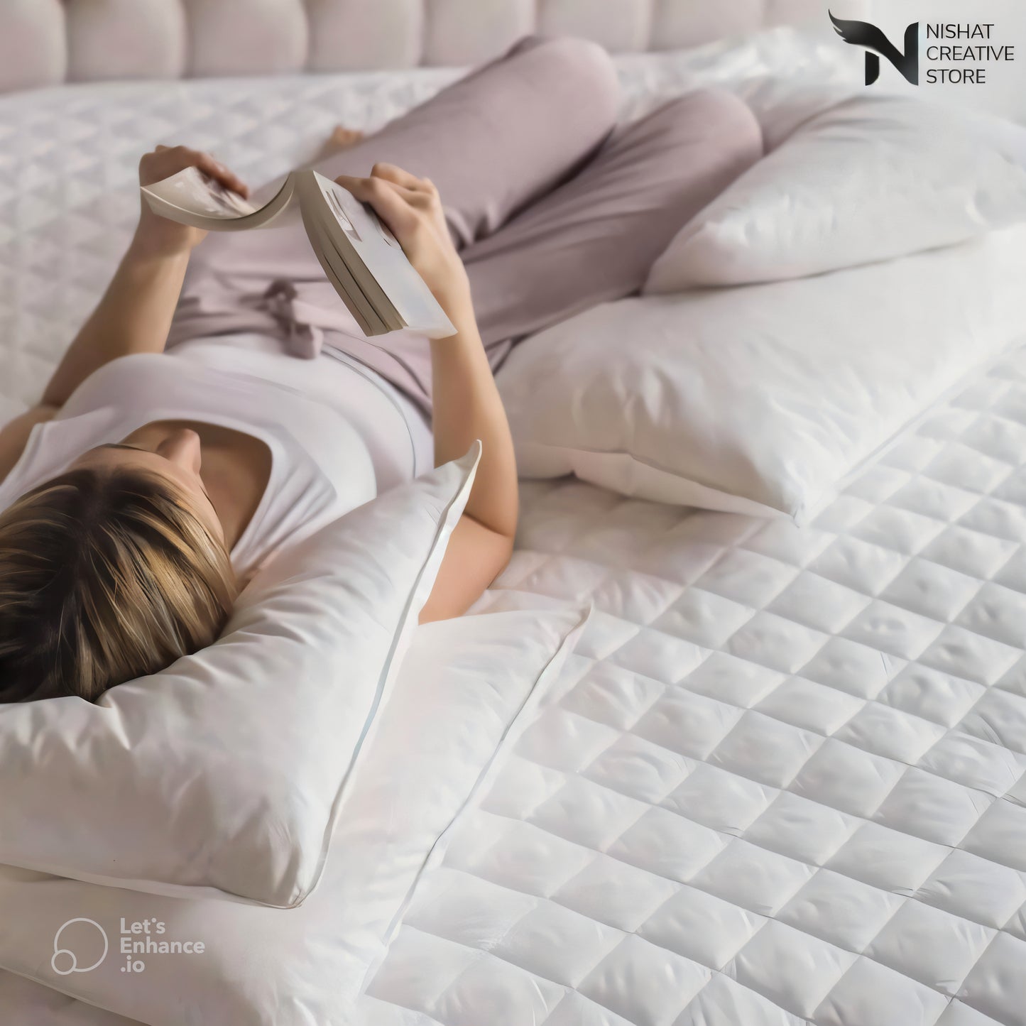 Organic Waterproof Mattress Cover - King Size